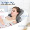 Bath Cushion, Full Body Bathtub Pillow with 160 Suction Cups, Bath Mat for Head and Neck Support, with Laundry Bag (Dark Gray, 51" x 16") view 4