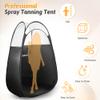 Sun Black Spray Tan Tent Pop Up Portable Professional Self Tanning Booth with Carry Bag Waterproof Floor and Extraction Fan Opening, Lightweight & Durable & Leak-Proof Easy Clean for Home & Salon view 2