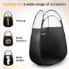 Sun Black Spray Tan Tent Pop Up Portable Professional Self Tanning Booth with Carry Bag Waterproof Floor and Extraction Fan Opening, Lightweight & Durable & Leak-Proof Easy Clean for Home & Salon view 3