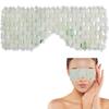 Ckuakiwu Jade Mask, Jade Eye Mask, Anti Wrinkle Roll-On Massaging Eye, Comfort & Smooth for Alleviate Puffiness, Face Relax, Eyes Relieve, Migraine, Meditation view 1