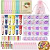108 PCS Spa Party Supplies for Women, Spa Party Favors Include Facial Masks, Lip Mask, Lip Balm, Under Eye Patches, Foot Bath Bombs & Hand Cream, Christmas Gifts for Women Birthday Sleepover Party view 1