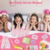 108 PCS Spa Party Supplies for Women, Spa Party Favors Include Facial Masks, Lip Mask, Lip Balm, Under Eye Patches, Foot Bath Bombs & Hand Cream, Christmas Gifts for Women Birthday Sleepover Party view 4