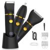 Zesuti Manscape Body Hair Trimmer for Men: Pubic Hair Trimmer, 3 in 1 Versatile Electric Shaver for Groin,Face,Beard,Nose,Waterproof Body Groomer with Ceramic Blades, Mens Gifts view 1