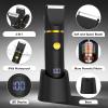 Zesuti Manscape Body Hair Trimmer for Men: Pubic Hair Trimmer, 3 in 1 Versatile Electric Shaver for Groin,Face,Beard,Nose,Waterproof Body Groomer with Ceramic Blades, Mens Gifts view 2