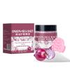 Wenrny Onion Sea Salt Scalp Scrub,2-in-1 Onion Scalp Exfoliator Scrub Shampoo with Massager Brush--Deep Cleansing,Moisturizing,Itchy Scalp Treatment and Strengthens Hair Roots,100g/3.3 Oz view 1