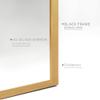 24x36 Inch Black Metal Framed Arched Bathrrom Mirror for Wall.(W2203134097) (Gold + Aluminum + MDF + Mirror + MDF+Glass) view 4