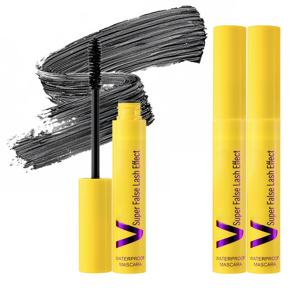 Bubble Mascara, 2025 New Length Formula for Bold, Upgrade Waterproof Tubing Mascaras, Long-Lasting Mascara Clump-Proof Enhances the Natural Look, Can be Layered to Boost Curl (3Pcs)