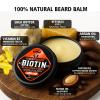 Biotin Beard Growth Balm for Men  Conditioning Balm with Castor, Shea & Jojoba Oils to Condition, Soften & Thicken Facial Hair  Non-Greasy, Sandalwood Scent  2 oz Grooming Kit view 3