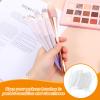 60 Pcs Makeup Brush Cover, Brush Guard Reusable Makeup Brushes Protector Expandable Brushes Nets Mesh Cover Set for Travel, Women and Girls Storing Make-Up, Rose (White) view 3