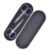 Beaupretty 2Pcs Stainless Steel Eyebrow Scissors Set Nose Hair Trimmer Professional Makeup Tool for Eyebrow Shaping and Grooming Suitable for Men and Women view 1
