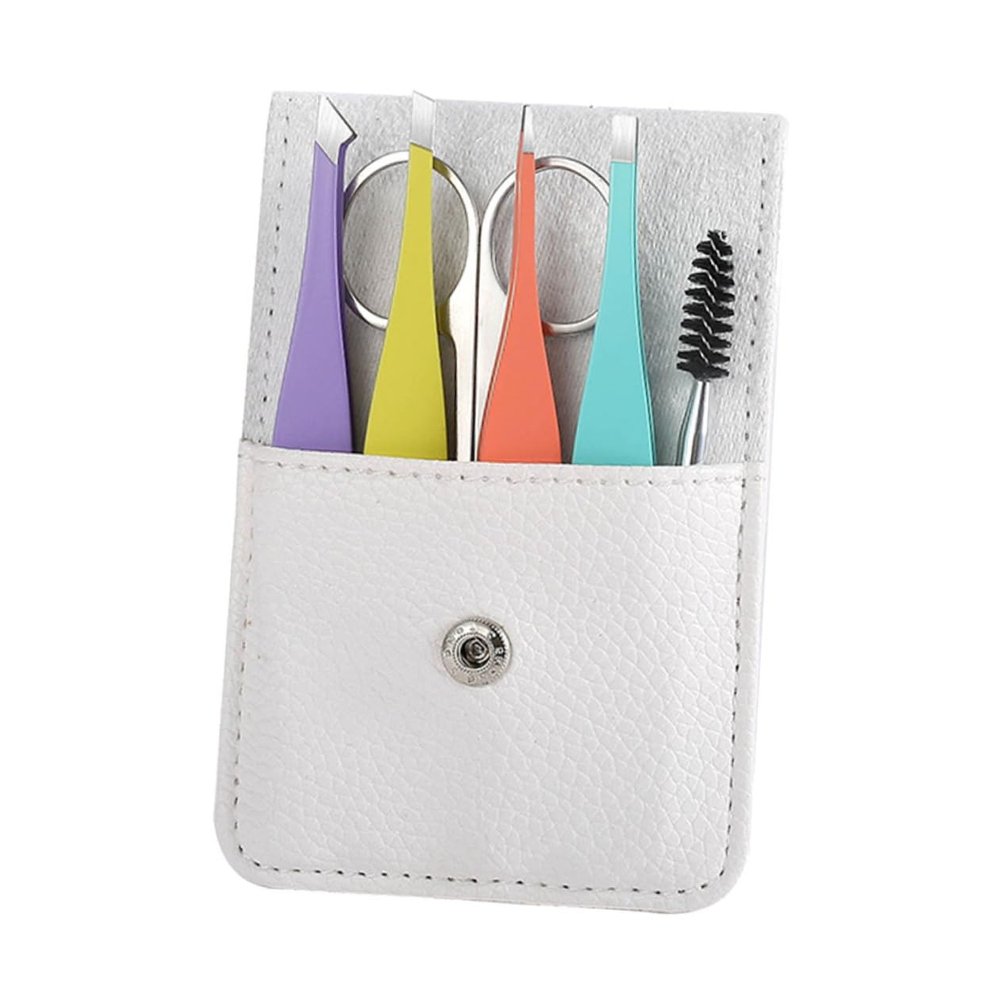 Beaupretty Eyebrow Scissor Clip Eyebrow Trimmer Shaper Tweezers Makeup Tool for Women Men Safe for Skin for Long Use