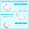 HEBECA Bikini Trimmer for Women, 3in1 Electric Razor for Women with Facial Trimmers & Intimate Shaver for Sensitive Skin, Waterproof Wet & Dry Use Rechargeable Pubic Hair Trimmer Removal view 3