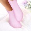 Beaupretty 4pairs Silicone Moisturizing Socks for Women Gel Socks for Dry Cracked Feet Soft Foot Care Treatment for Smooth Skin Nude Colors view 3