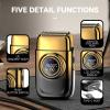 Men's Shaver, Professional Reciprocating Shaver Turbo High Speed Electric Foil Razor USB Charge Men Bald Head Shave Trimmer view 2