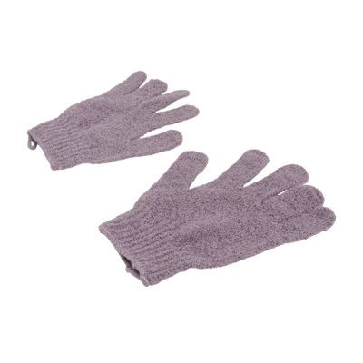 FRCOLOR Bath Exfoliating Glove Five Fingers Body Scrub Gloves for Men Women Scrub Care
