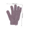 FRCOLOR Bath Exfoliating Glove Five Fingers Body Scrub Gloves for Men Women Scrub Care view 2