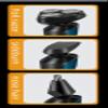 3 in 1 Electric Razor for Men Rechargeable/Foil Shaving, Nose, Sideburns view 2