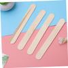 Healeved 50pcs Hair Removal Wax Applicator Sticks Wooden Tongue Depressors for Safe Waxing view 2