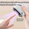 Automatic Electric Nail Clipper for Adults for Seniors for Men Automatic Adult Back Nail Debris Storage Box Small and Light Easy to Carry (Silver,74x30x73mm) view 3