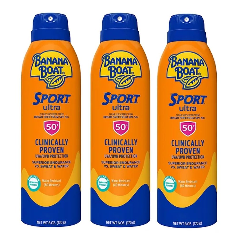 Sport Ultra Sunscreen Spray, SPF 50, 6 Ounces, 3 Pack