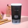 harayaa Electric Makeup Brush Clean Machine Brush Blender Portable for All Size Makeup Brushes Automatic Portable Makeup Brush Washer, grey white view 4