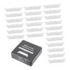 NIYANGLE Stainless Steel Single Face Razor Blades 100-Piece Set Folding Barbershop Face Razor for Men High Precision Cutting for Barbers and Home Use view 1