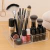 OnDisplay Abby Rotating Clear Acrylic Makeup Organizer  Minimalist Cosmetic Storage for Brushes, Lipsticks, Palettes & More view 3
