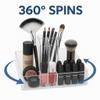 OnDisplay Abby Rotating Clear Acrylic Makeup Organizer  Minimalist Cosmetic Storage for Brushes, Lipsticks, Palettes & More view 4