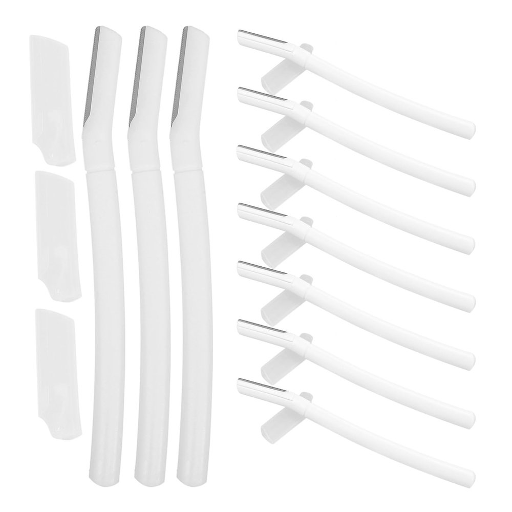 FRCOLOR 10pcs Eyebrow Razor Women Brow Trimmer Facial Hair Removal Tool Easy to Use