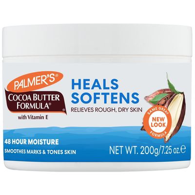 Cocoa Butter Daily Skin Cream For Deep Hydration, Soothes Cracked Lips, Removes Makeup, Heels & Reduction of Scars - 200 gm