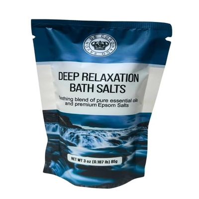 Deep Relaxation Bath Salts -Premium Single Use Bath Salt Made in USA