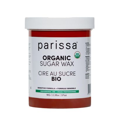Parissa Organic Body Sugar Wax | 2.3lbs Natural, Vegan, Cruelty-Free, Salon-Quality | For All Skin Types, Gentle on Skin, Long-Lasting Smoothness | All-Purpose Sugaring wax