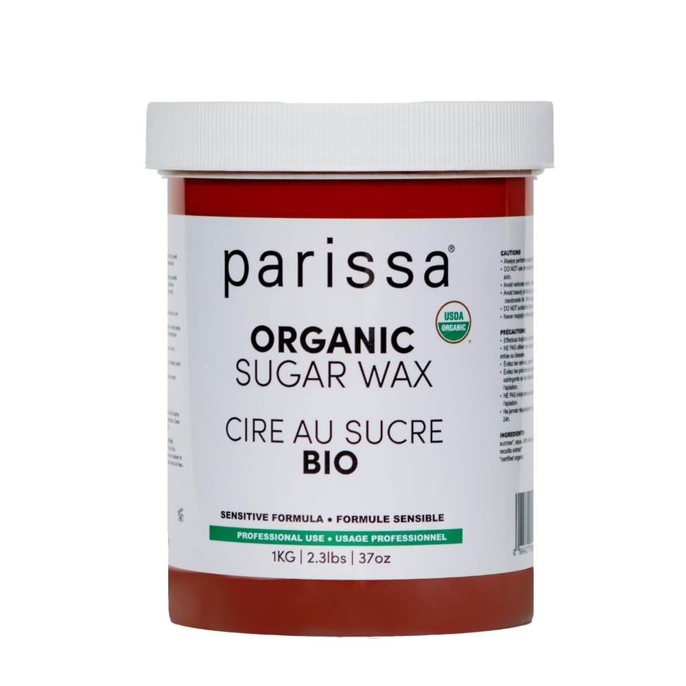 Parissa Organic Body Sugar Wax | 2.3lbs Natural, Vegan, Cruelty-Free, Salon-Quality | For All Skin Types, Gentle on Skin, Long-Lasting Smoothness | All-Purpose Sugaring wax