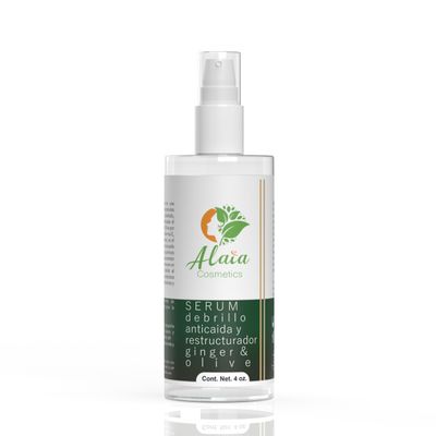 Alaia Cosmetics Serum Ginger & Olive Hair, Restructuring & Anti-Fall Treatment, 4 oz