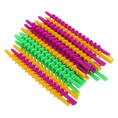 ASAKKURA 40pcs Spiral Hair Curlers Reusable Perm Rods for Hair Versatile Hairdressing Tool for for Salon and Home Use