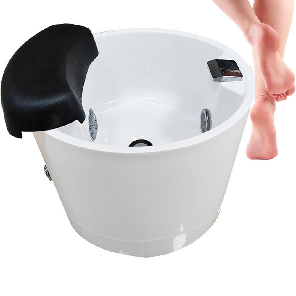 Foot Bath Spa Massager,Feet Soaking Tub,Footbath Deep Foot Bath,Foot Soaking Bucket,With Adjustable Temperature and Light,Massage Footbath