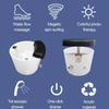 Foot Bath Spa Massager,Feet Soaking Tub,Footbath Deep Foot Bath,Foot Soaking Bucket,With Adjustable Temperature and Light,Massage Footbath view 2