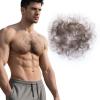 puheca Fake Chest Hair Handmade Full Lace Body Hairs Adding Volume Enhancement of Manliness Invisible Realistic Fake Chest hair view 1