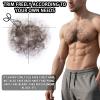puheca Fake Chest Hair Handmade Full Lace Body Hairs Adding Volume Enhancement of Manliness Invisible Realistic Fake Chest hair view 4