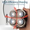 3Pack Professional Replacement Head for Shaver Gold Pro, Silver Pro, Diamond Pro SeriesSelf-Sharpening Blades with Hypoallergenic Foil view 3