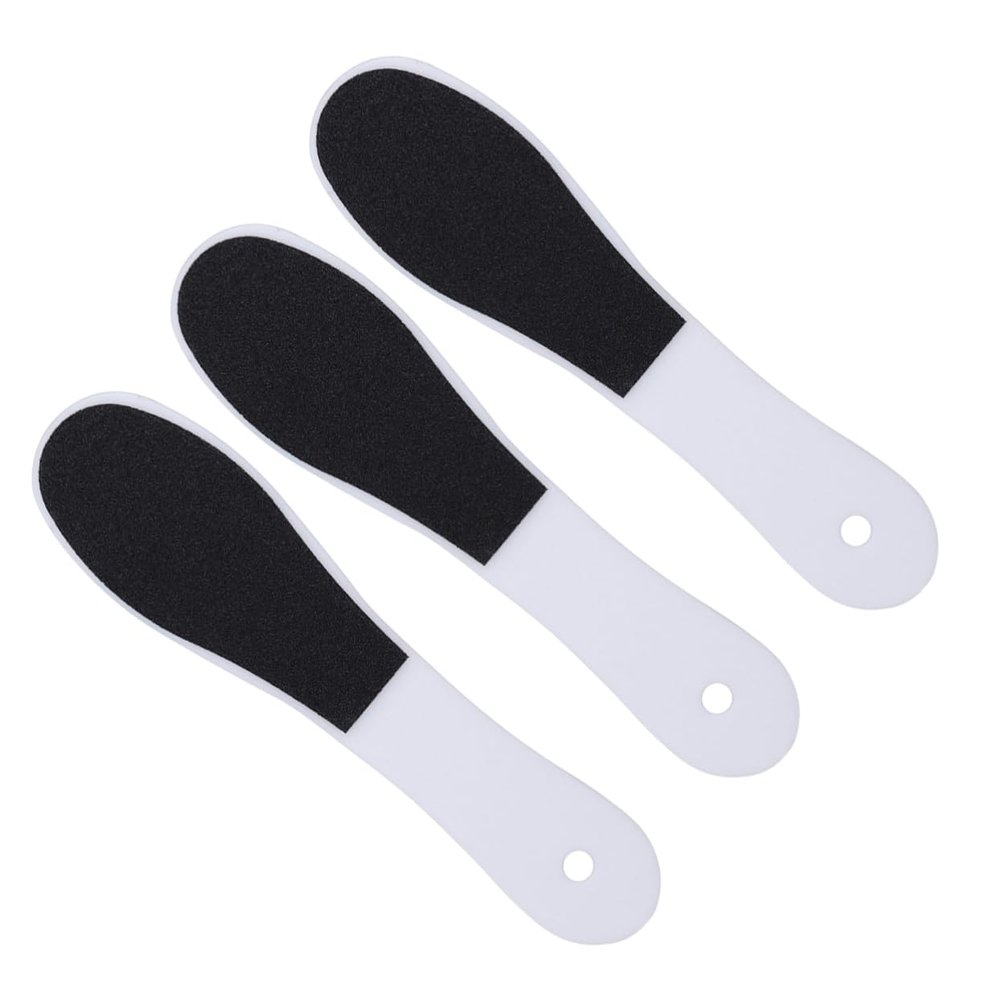TOVINANNA 3pcs Ergonomic Foot Washboard Callus Remover Double-Sided Foot File Rasp for Pedicure