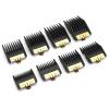 8 Pack Clipper Guards set with Metal Clip for BaBylissPRO Series Hair Clippers, Cutting Lengths 1/16"-3/4"Replacement for BaByliss Clipper Guards view 1