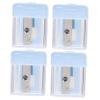Healvian 4pcs Cosmetic Pen Sharpener Eyebrow Pencil Sharpener Precision Easy Carry view 1
