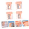 Healvian 4pcs Cosmetic Pen Sharpener Eyebrow Pencil Sharpener Precision Easy Carry view 3