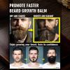 2 Pack Biotin Beard Balm Set for Men  Natural & Vanilla Butters  Non-Itchy, Moisturize, Strengthen & Shape Beards  Grooming Gift Set for Father's Day, Anniversaries, Christmas (Natural & Vanilla) view 3
