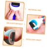 ASAKKURA 6pcs Replacement Foot File Rollers for Pedicure Electric Foot File Roller Heads view 2