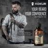 aokur Biotin Beard Growth Oil for Men - Vitamin B5 & Castor Oil Formula, Promote Thicker Fuller Beard, Daily Care, Styling & Taming, Hydrating, Lightweight Non-Greasy, Vanilla 2oz Gift for Him view 2