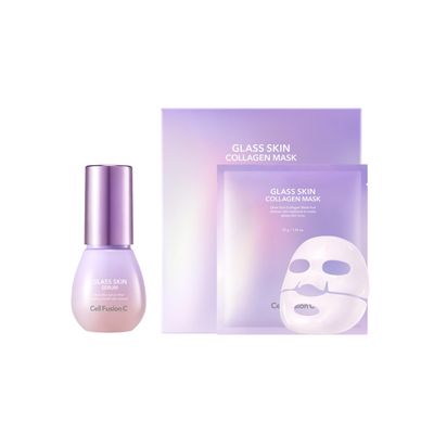 All Day Glass Glow Duo: Glass Skin Serum + Collagen Mask