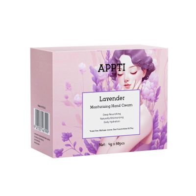 AppXynn Moisturizing Hand Cream,Hydrating Hand Lotion,Deep Nourishing Cream for Women and Men Dry Hands,Pack of 80,Lavender