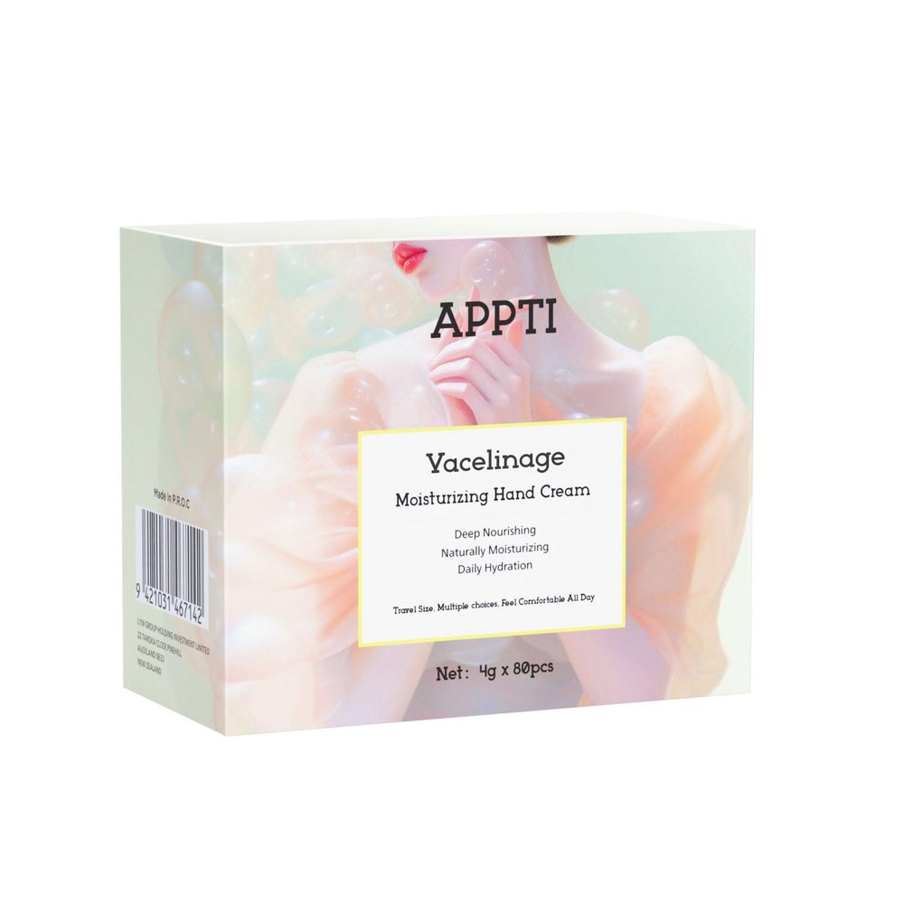 AppXynn Moisturizing Hand Cream,Hydrating Hand Lotion,Deep Nourishing Cream for Women and Men Dry Hands,Pack of 80,Original Flavor